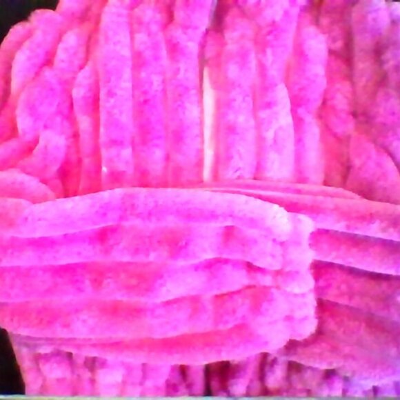 Hot Pink SHEIN Fur Coat Size US 8 - Picture 1 of 2